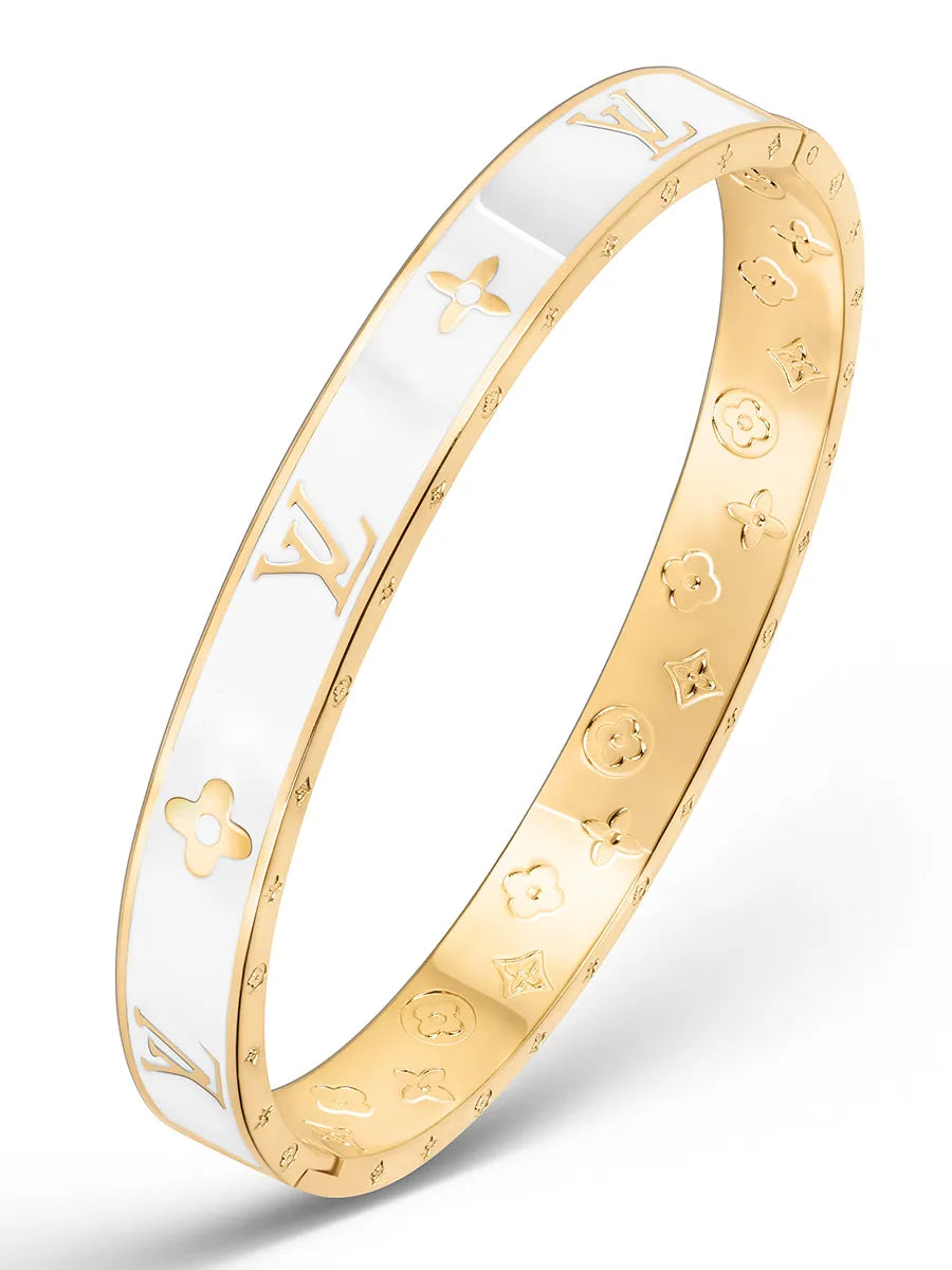 White Luxe Thin Wrist/ Baby Size bracelet