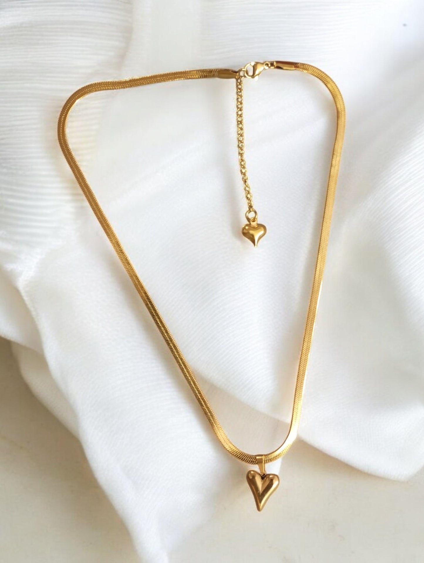 Amy's Heart Necklace - SubhagAlankar