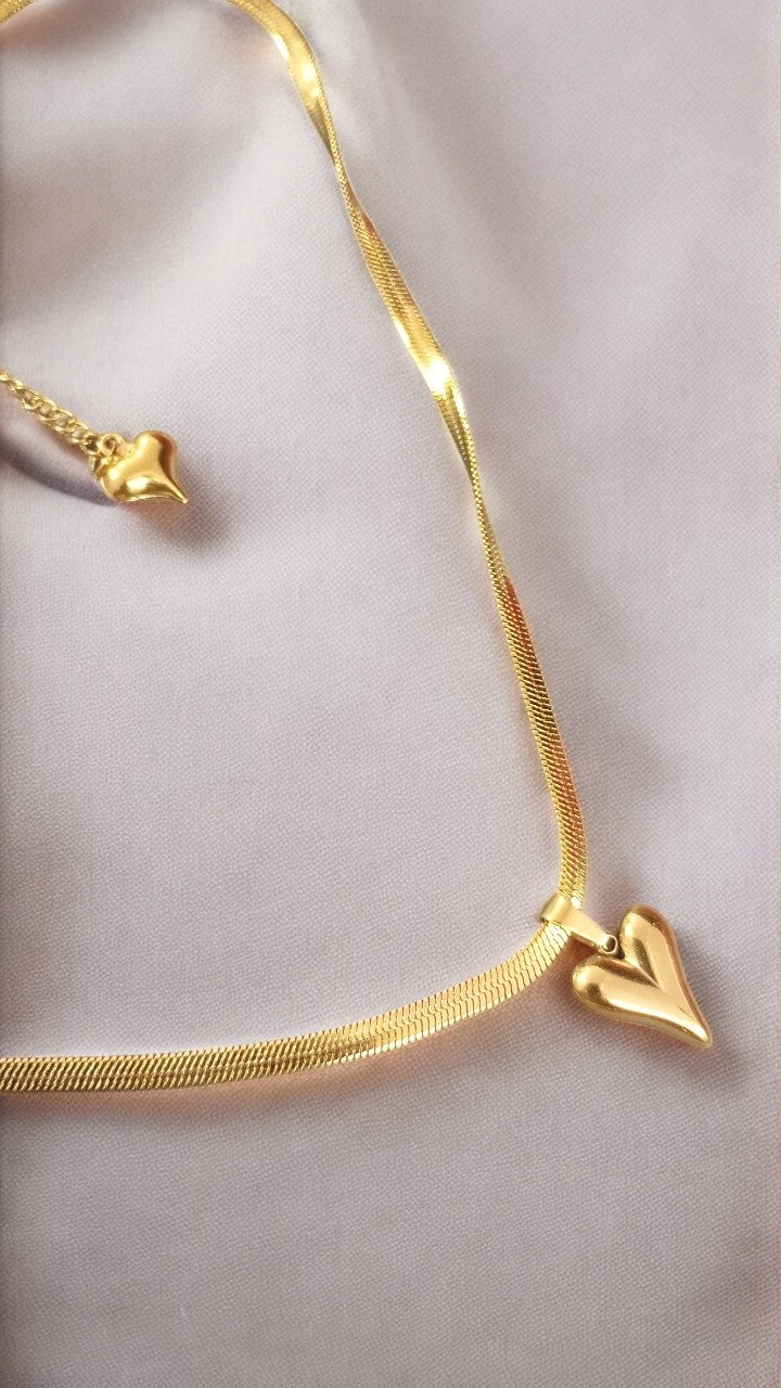 Amy's Heart Necklace - SubhagAlankar