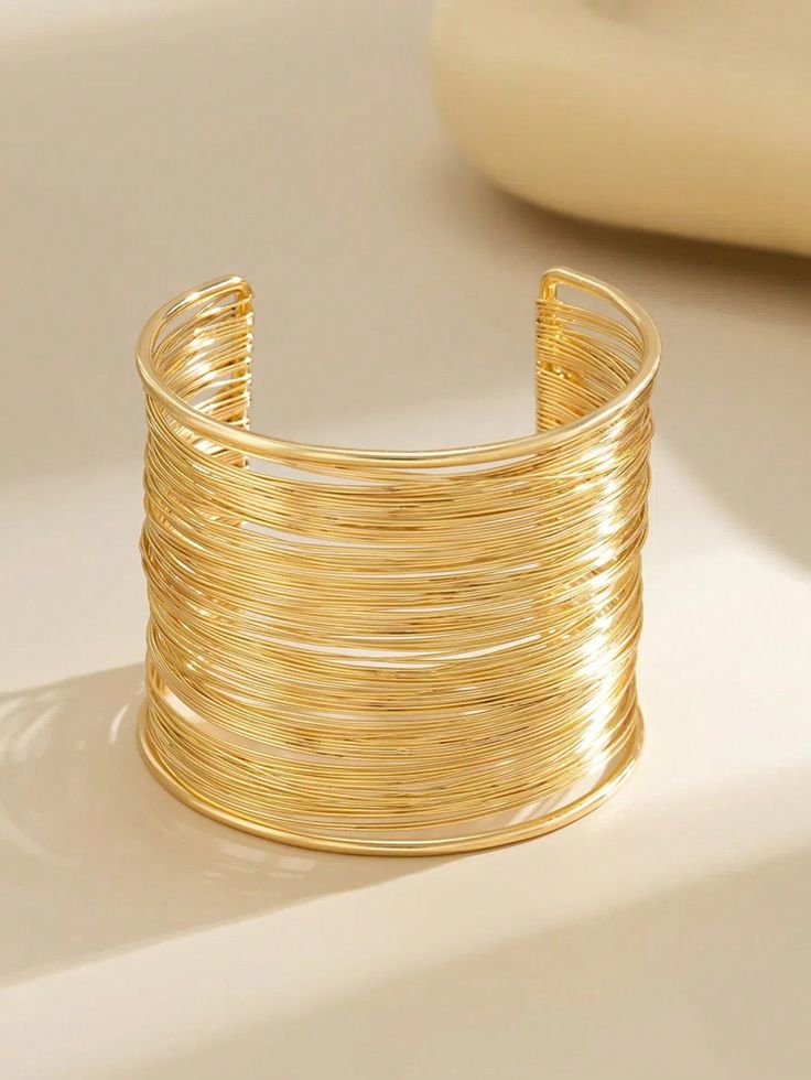 Sleek Statement Handcuff Bangle