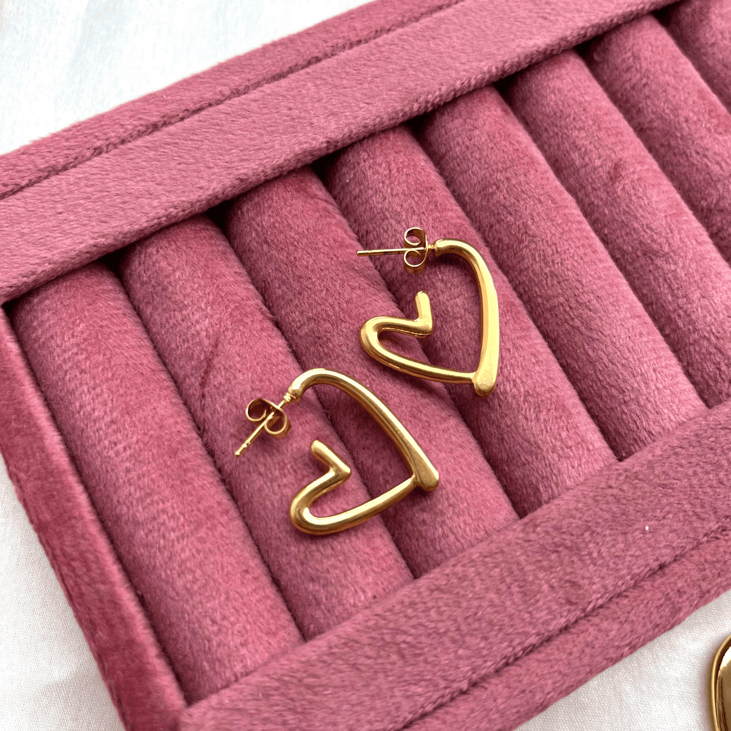 Sweetheart Earrings (Stainless Steel) - SubhagAlankar