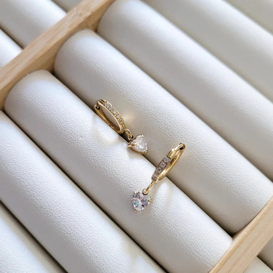 Coeur Huggie - 18k Gold Plated