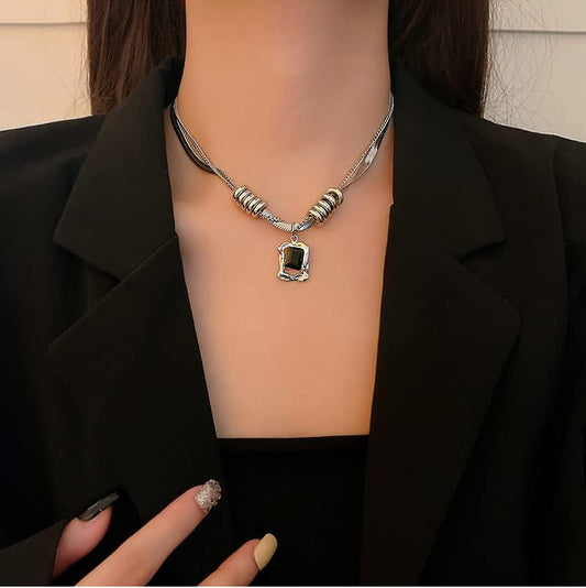 Black Baddie Necklace - SubhagAlankar