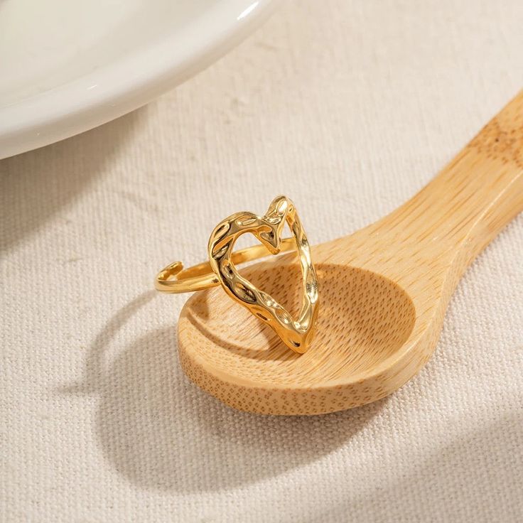 Salty Heart Ring