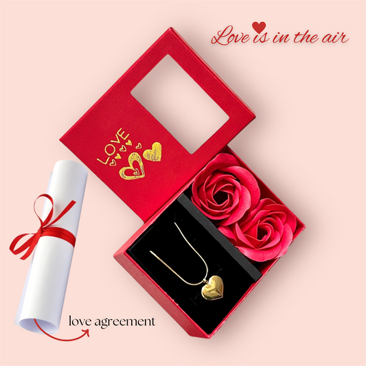 Lover’s Glow Necklace With Love Agreement - SubhagAlankar