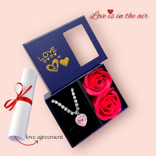 Blush Babe Necklace With Love Agreement - SubhagAlankar