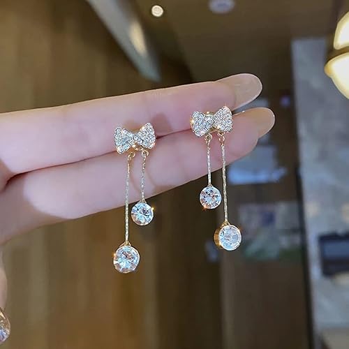 Classic Bow Dangler Earring - SubhagAlankar