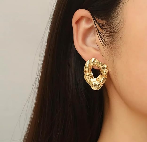 Irregular Textured Stud - SubhagAlankar