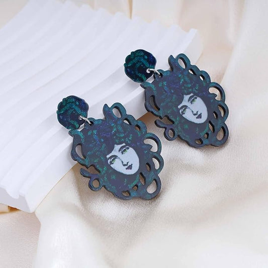 Medusa Snake Drop Earrings - SubhagAlankar