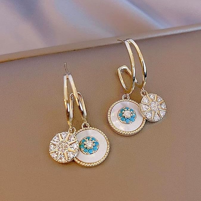 Gold Plated Charm Dangling Earring - SubhagAlankar