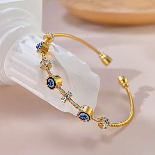 Evil Eye Statement Bracelet - SubhagAlankar