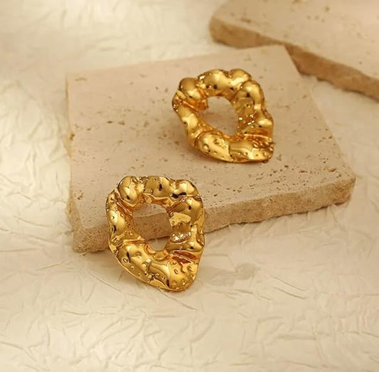 Irregular Textured Stud - SubhagAlankar