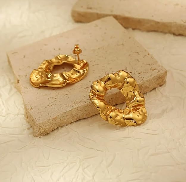 Irregular Textured Stud - SubhagAlankar