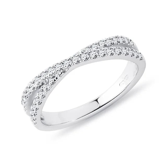 Criss Cross Silver Ring