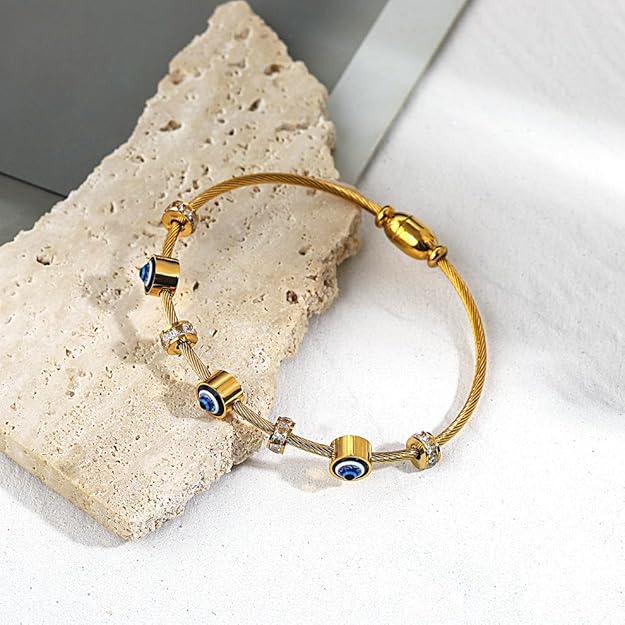 Evil Eye Statement Bracelet - SubhagAlankar