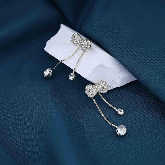 Classic Bow Dangler Earring - SubhagAlankar