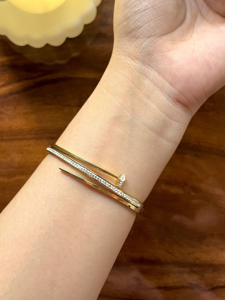 Sleek Nail Baby Size/ Thin Wrist Bracelet