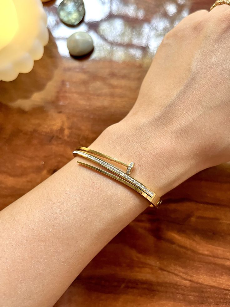 Sleek Nail Baby Size/ Thin Wrist Bracelet