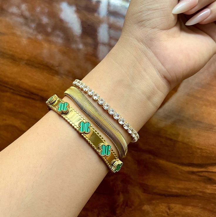 All Eyes on You Bracelet Stack
