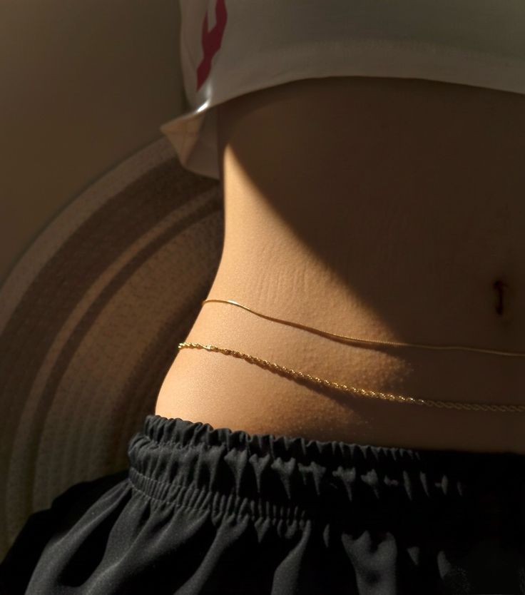 The Sleek Layer Waist Chain - 18k Gold Plated