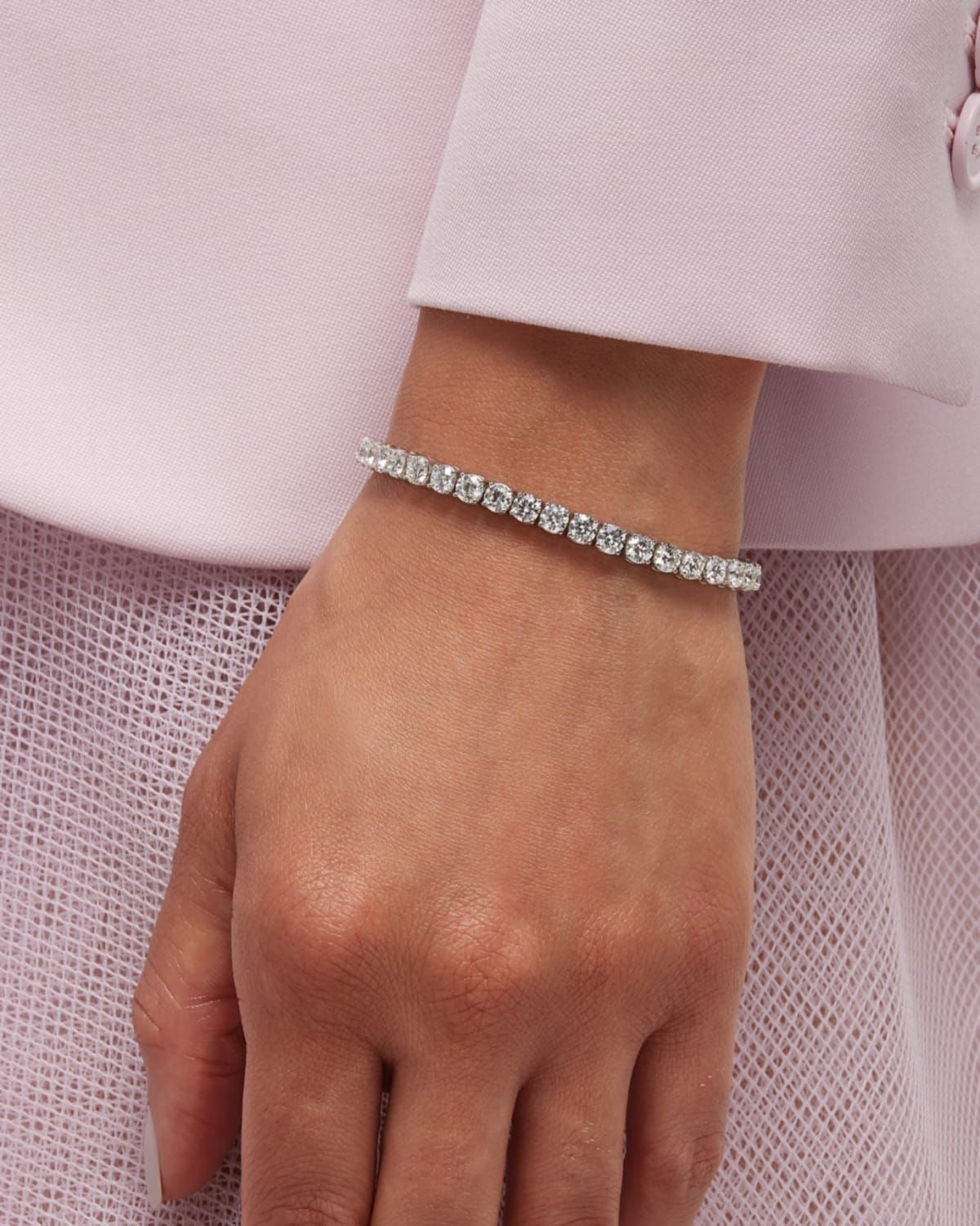 Silver Tennis Bracelet