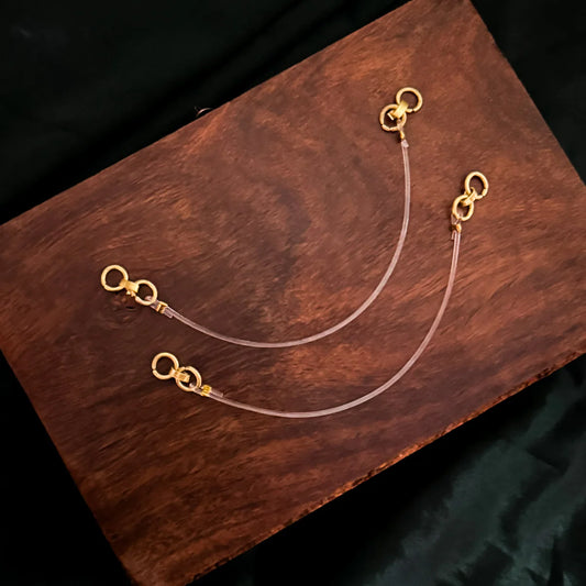 Invisible Stretchable Ear Chain (PACK OF 2) - SubhagAlankar