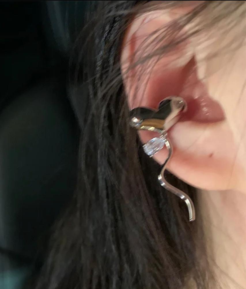 Soul Mate Silver Drop Earrings - SubhagAlankar