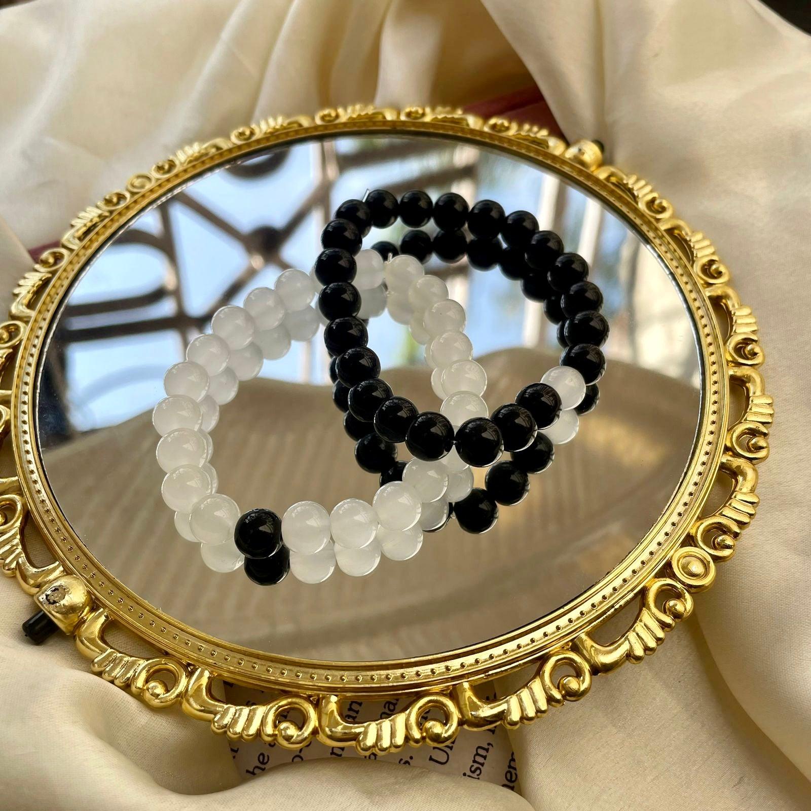 Soulmate Beaded Couple Bracelet - SubhagAlankar