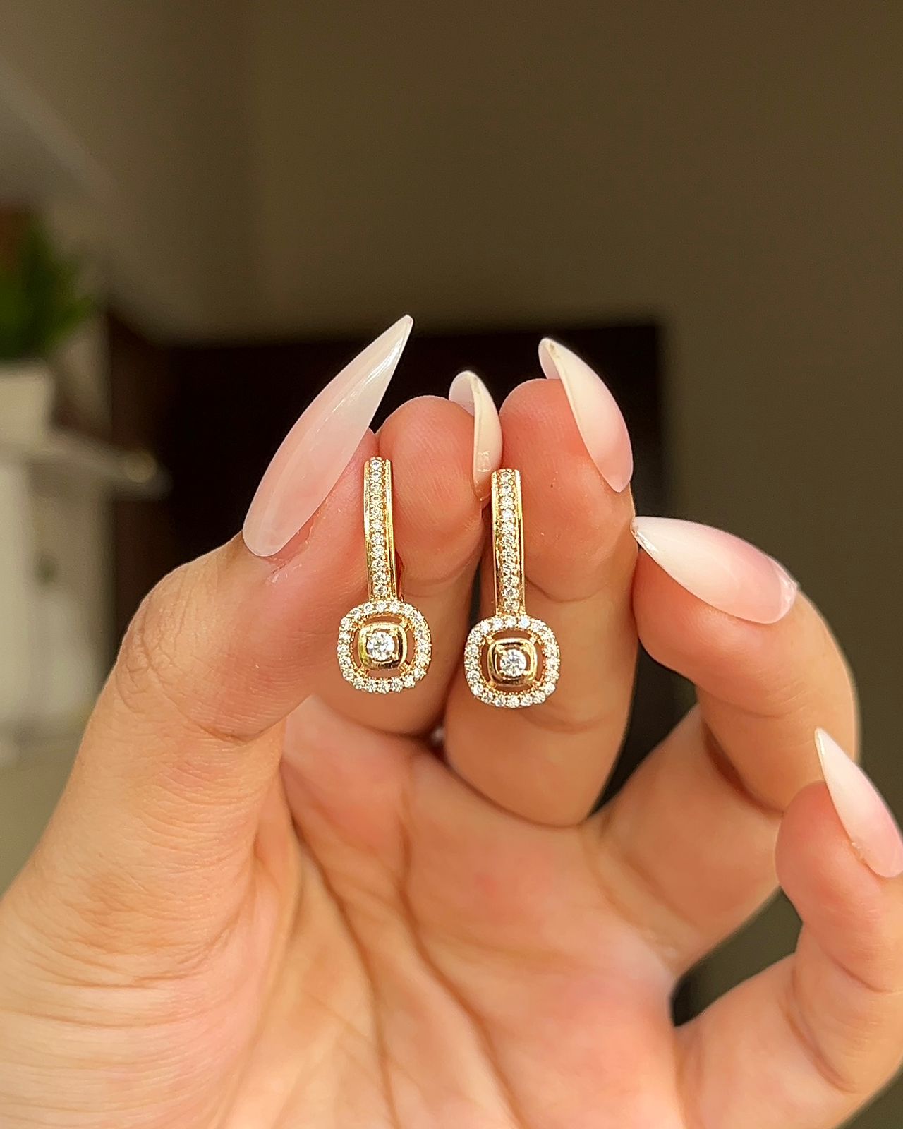 Sunflare Drop Earring -18k Gold Plated