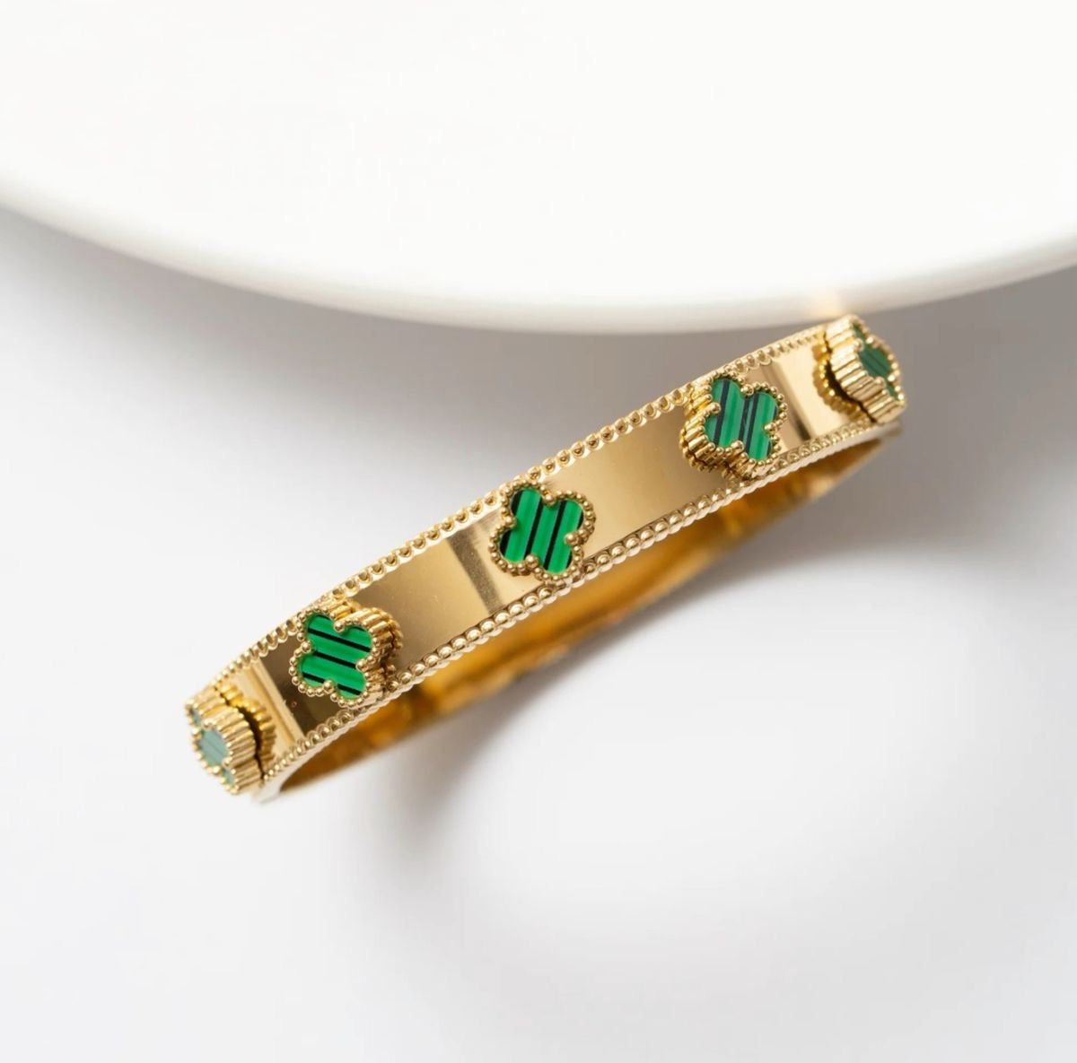 Green Clover bangel Bracelet
