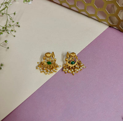 Hathi Temple Jewellery Set - SubhagAlankar