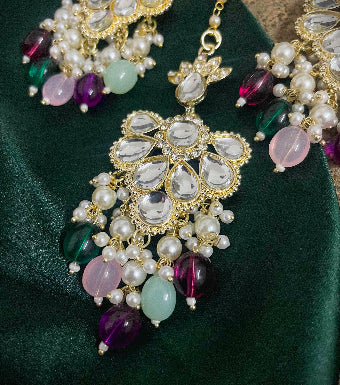 Sara Multi Kundan Maangtika - SubhagAlankar