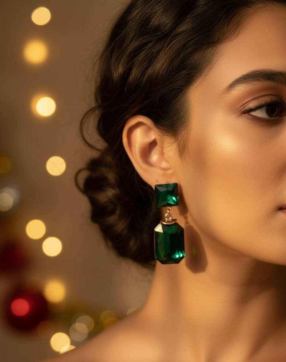 Bottle Crystal Earring
