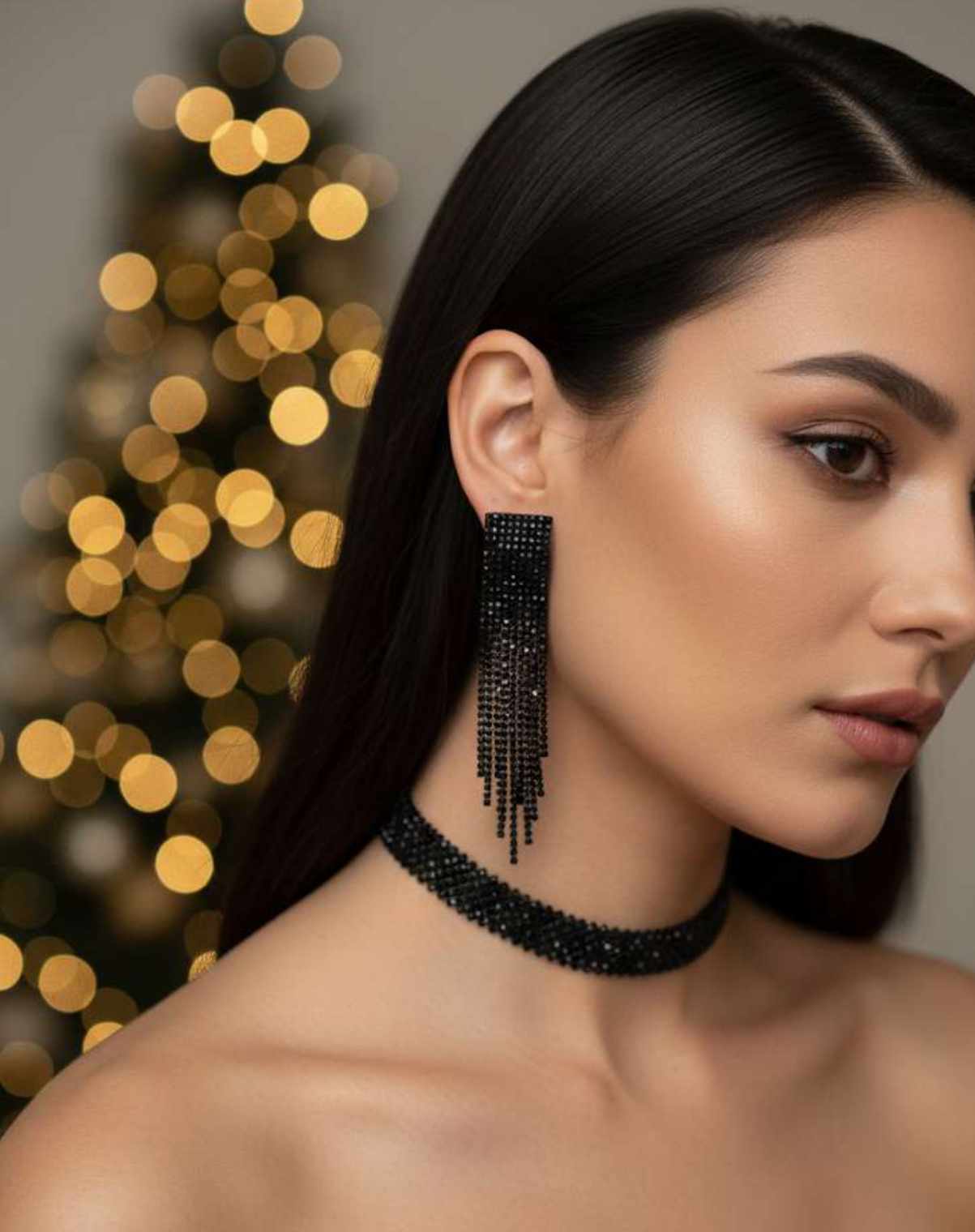 Rhinestone Dazzling Jewellery Set