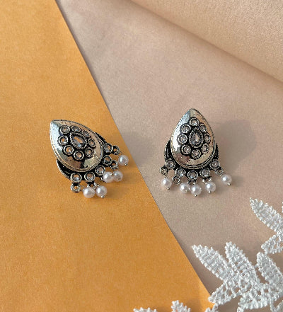 Chhinna Silver Studs - SubhagAlankar