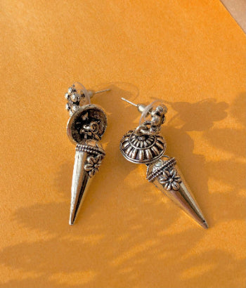 Nitya Silver Drop - SubhagAlankar