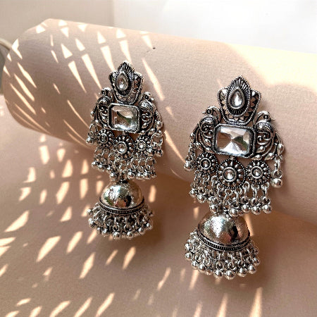 Shakti Silver Chandelier - SubhagAlankar