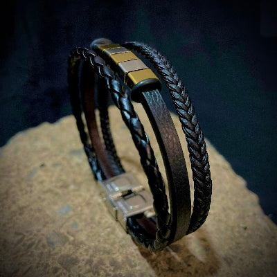 Daystar 3 Strap Gold Plated Band - SubhagAlankar