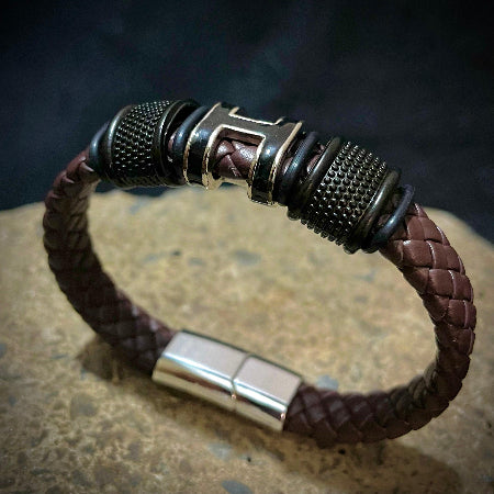 Zenith Leather Brown Band - SubhagAlankar