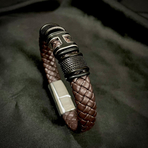 Zenith Leather Brown Band - SubhagAlankar