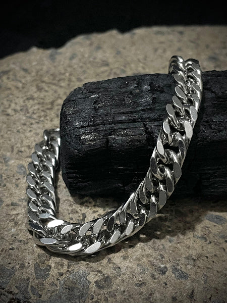 Chunky Silver Chain Bracelet - SubhagAlankar