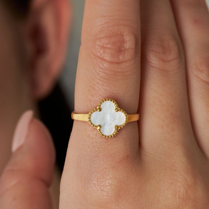 White Clover Ring