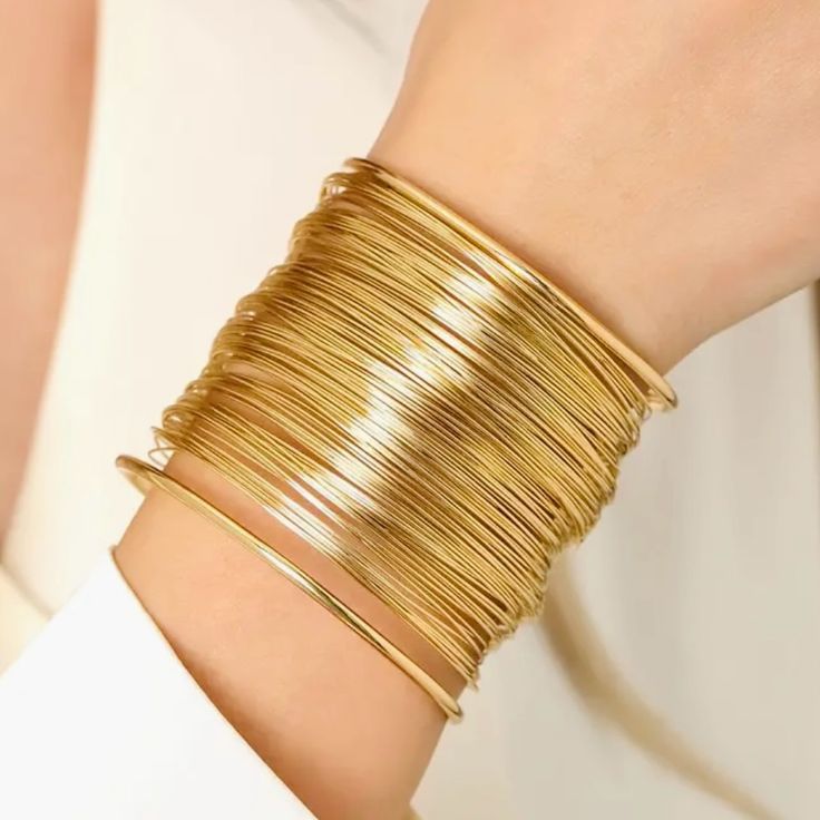 Sleek Statement Handcuff Bangle
