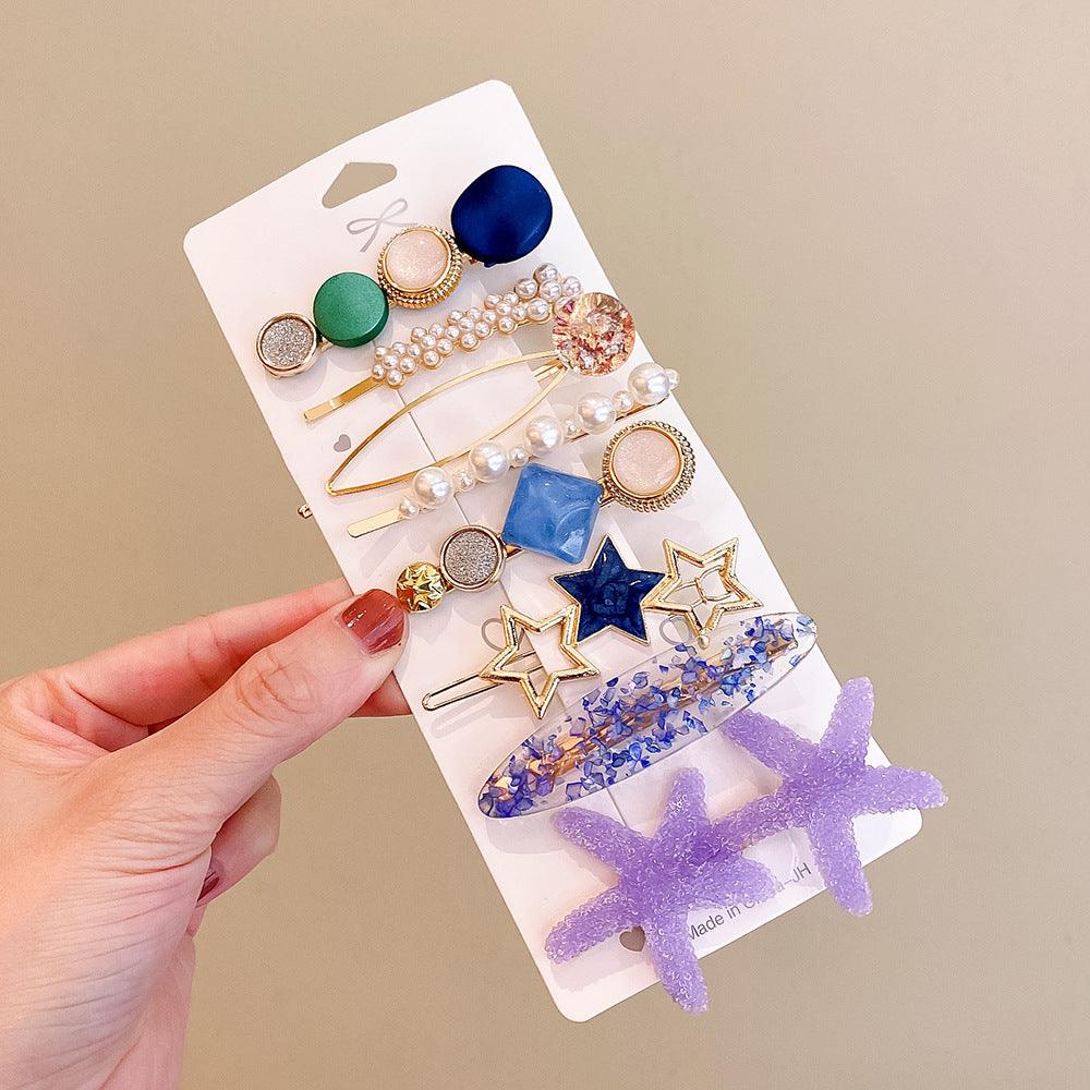 Korean Hair Clip Set of 8 - SubhagAlankar