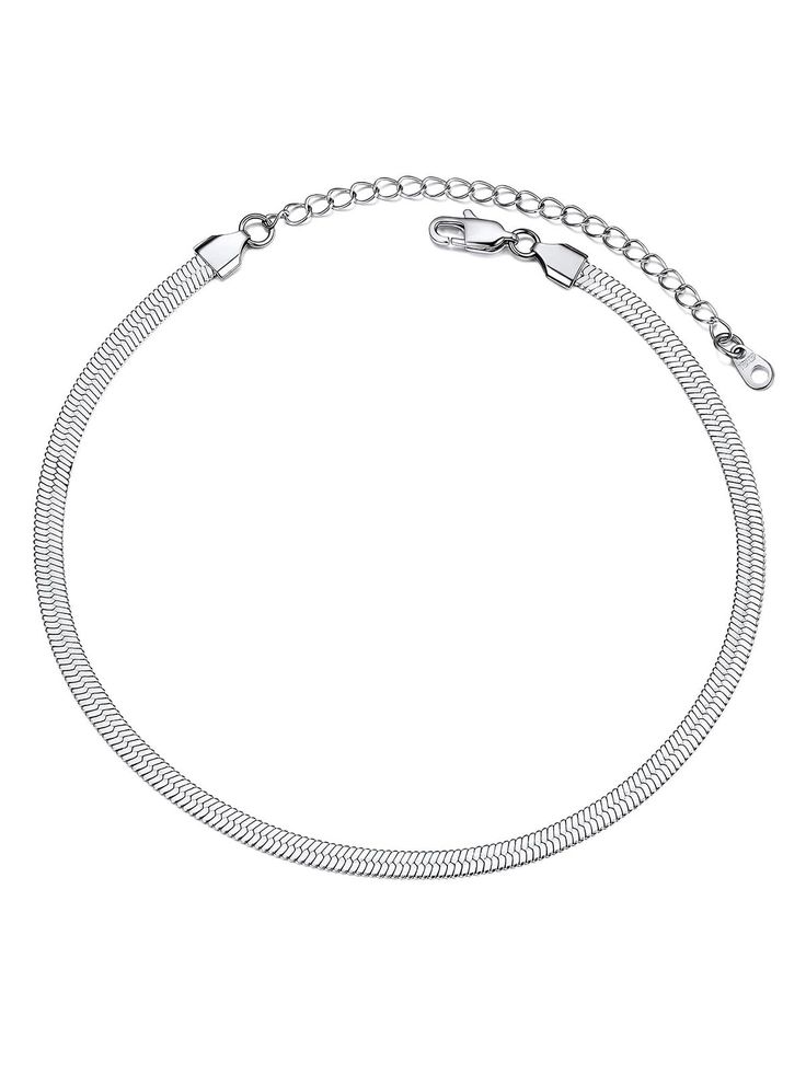 The Mira Anklet Silver