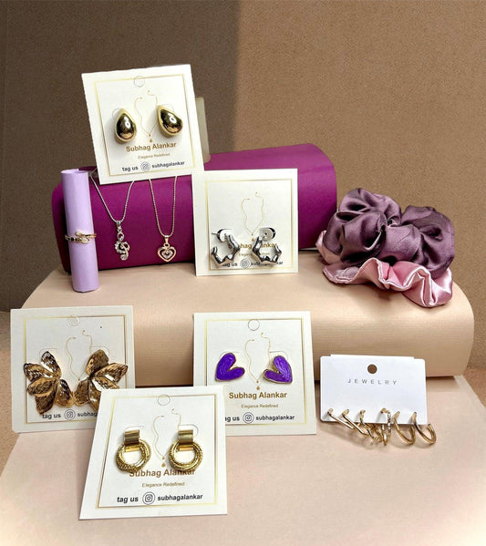 Limited Edition - Luxe Gift Hamper (13 jewelry pieces + 1 free gift) - SubhagAlankar