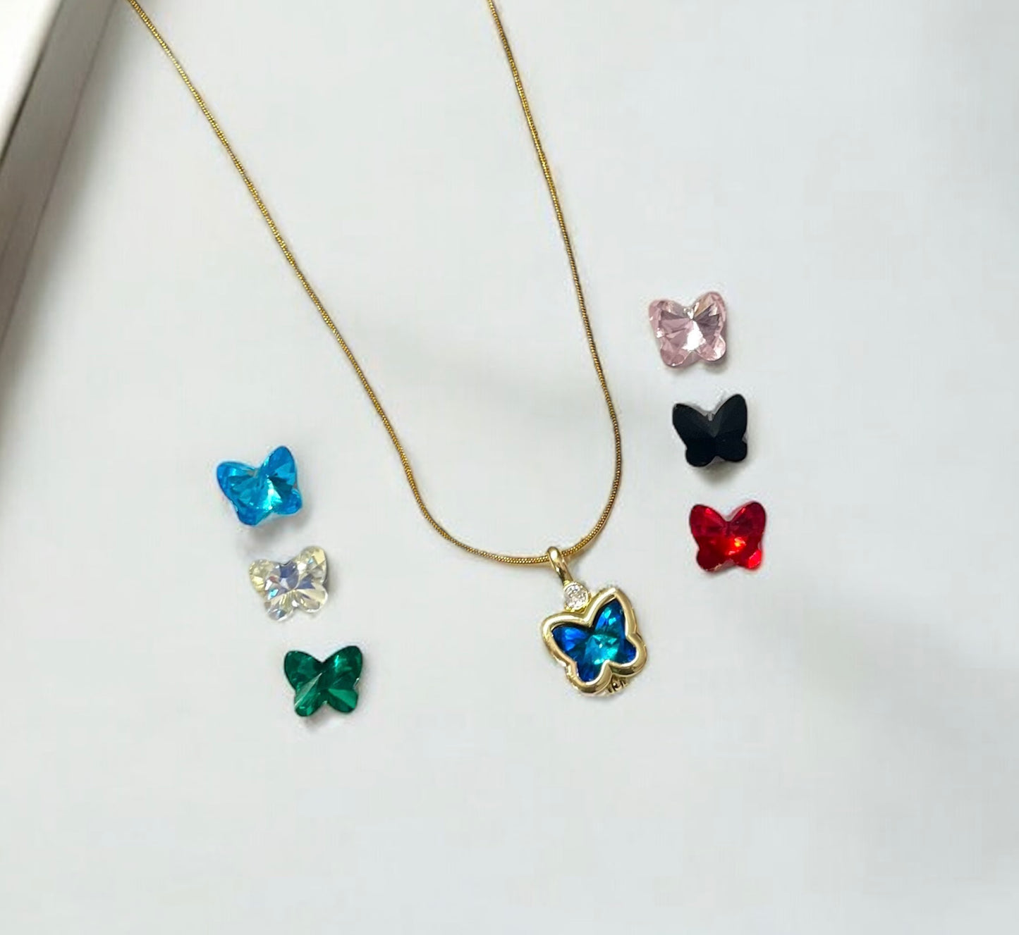 7-in-1 Butterfly Pendant Necklace - SubhagAlankar