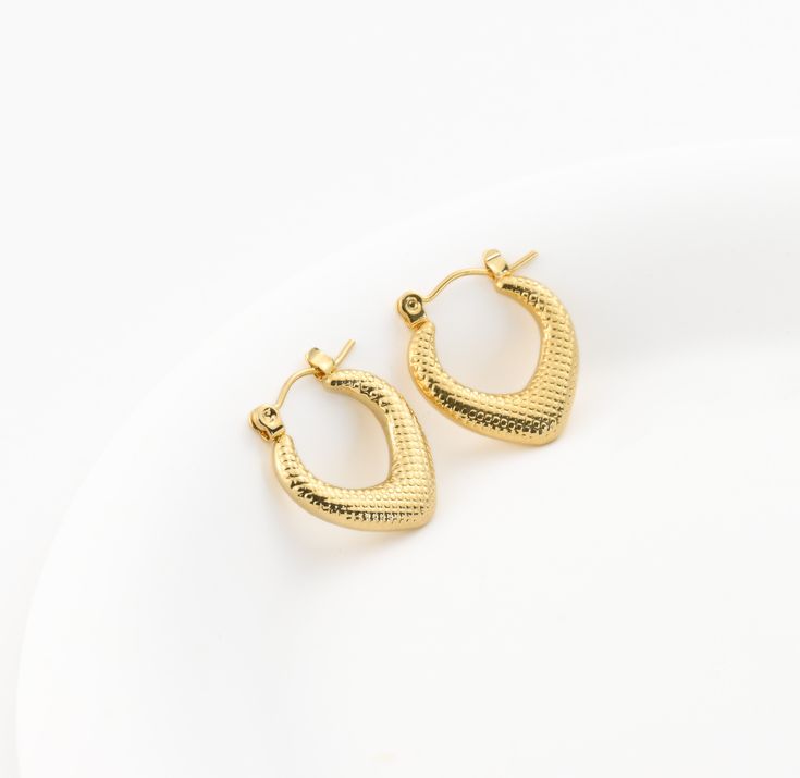 Golden Weave Hoop Earrings