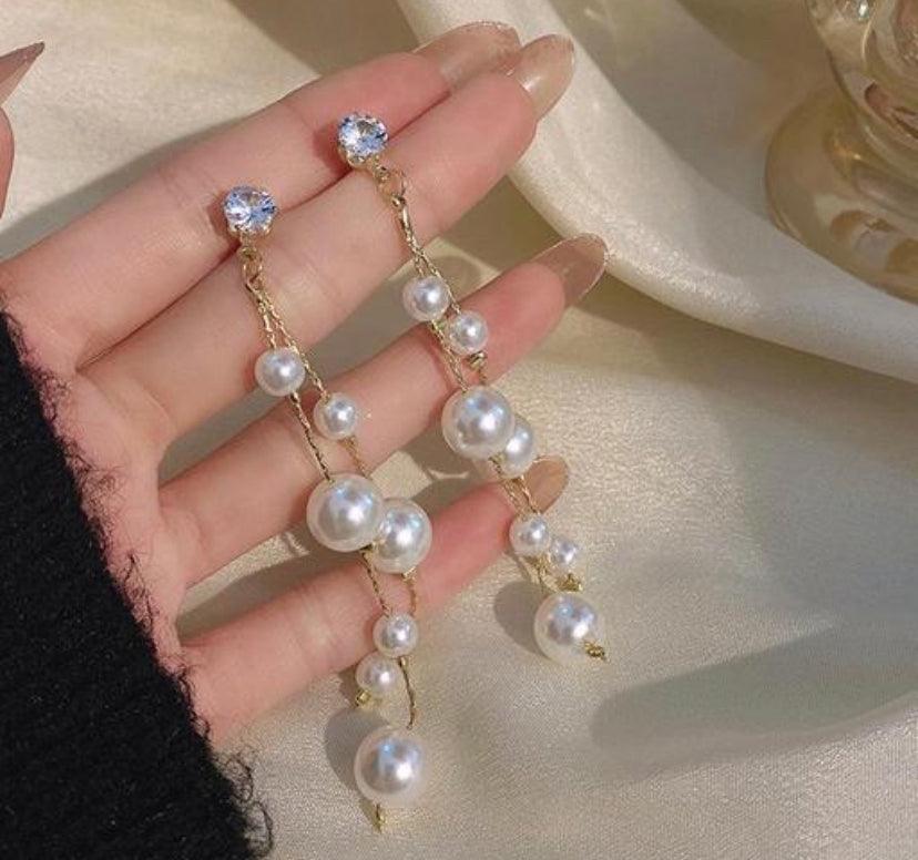 Long Pearl Dangling - SubhagAlankar