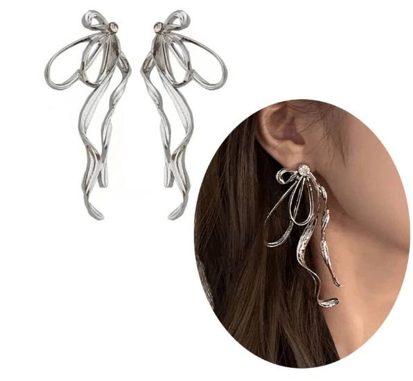 Butterfly Big Earrings For Women Knotted - SubhagAlankar